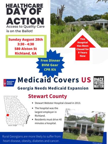 Healthcare-Rally- -Former-Stewart-Webster-Hospital- -Richland-GA-Stewart-Co